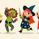 halloween costumes as example for different team roles